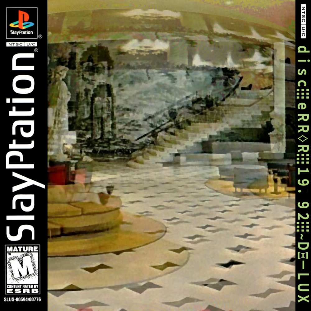 The album art for disc eRROR 19.92 de-lux
